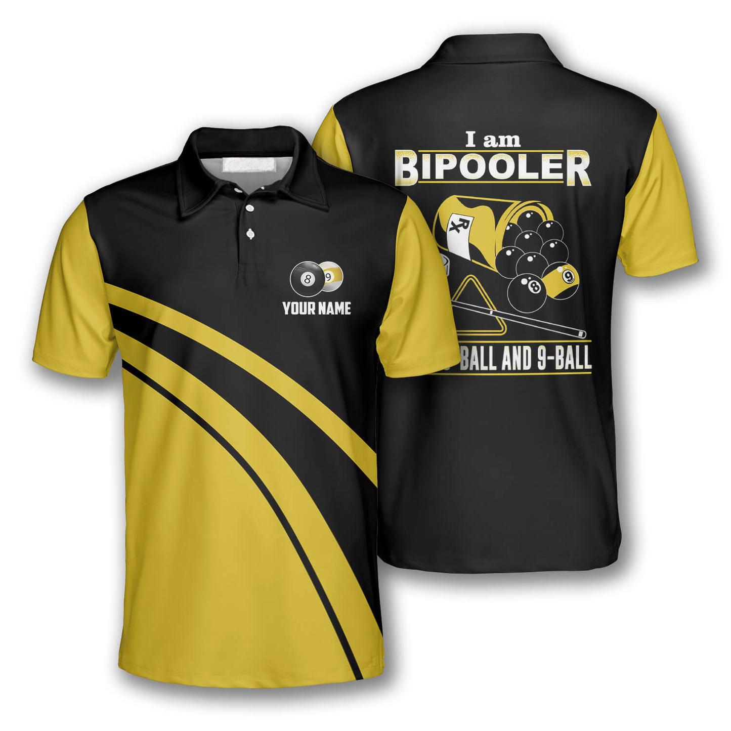 Lasfour I'm Bipooler I Playing 8 and 9 Ball Billiard Personalized 3D Unisex Shirt BIA0465