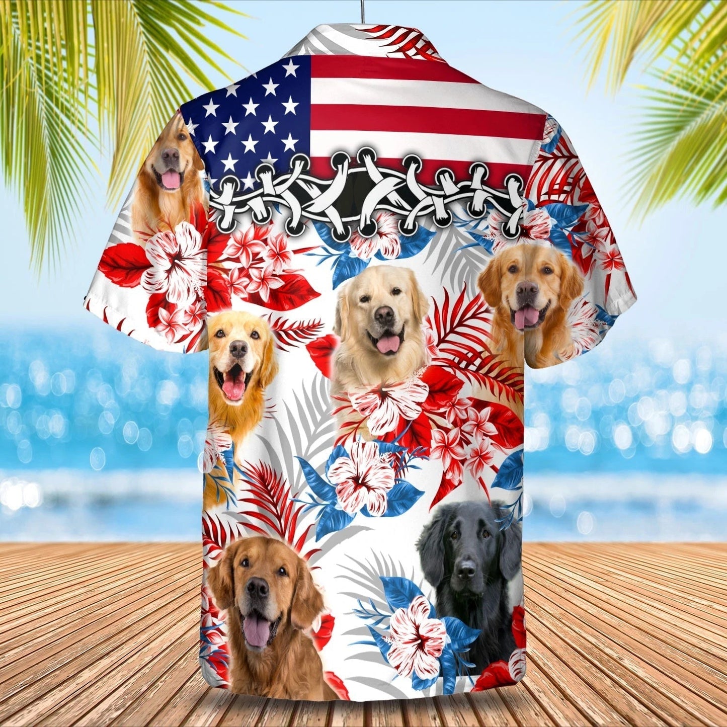 Golden Retriever Hawaiian Shirt, Aloha Beach Shirt For Dog Lover, Summer Cool Hawaii Shirts For Adult HO4937