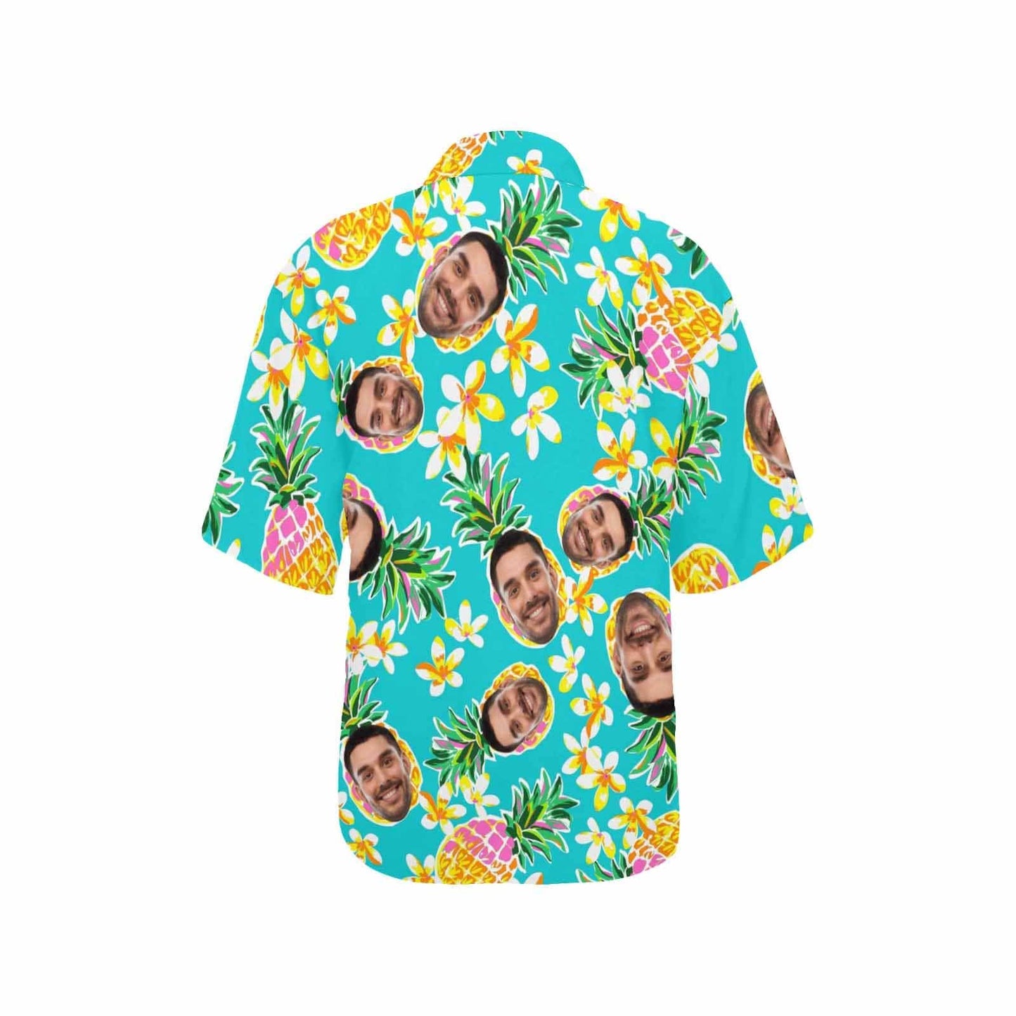 Custom Face Summer Vocation Women's Hawaiian Shirts, Gift for Her HO0331