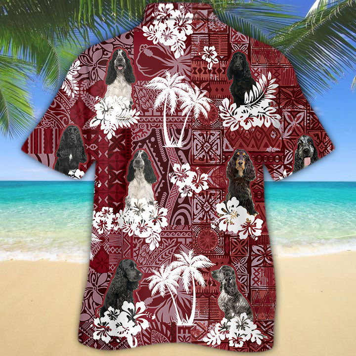 English Cocker Spaniel Hawaiian Shirt, Hawaii Aloha Beach Shirt For Men Women HO5188