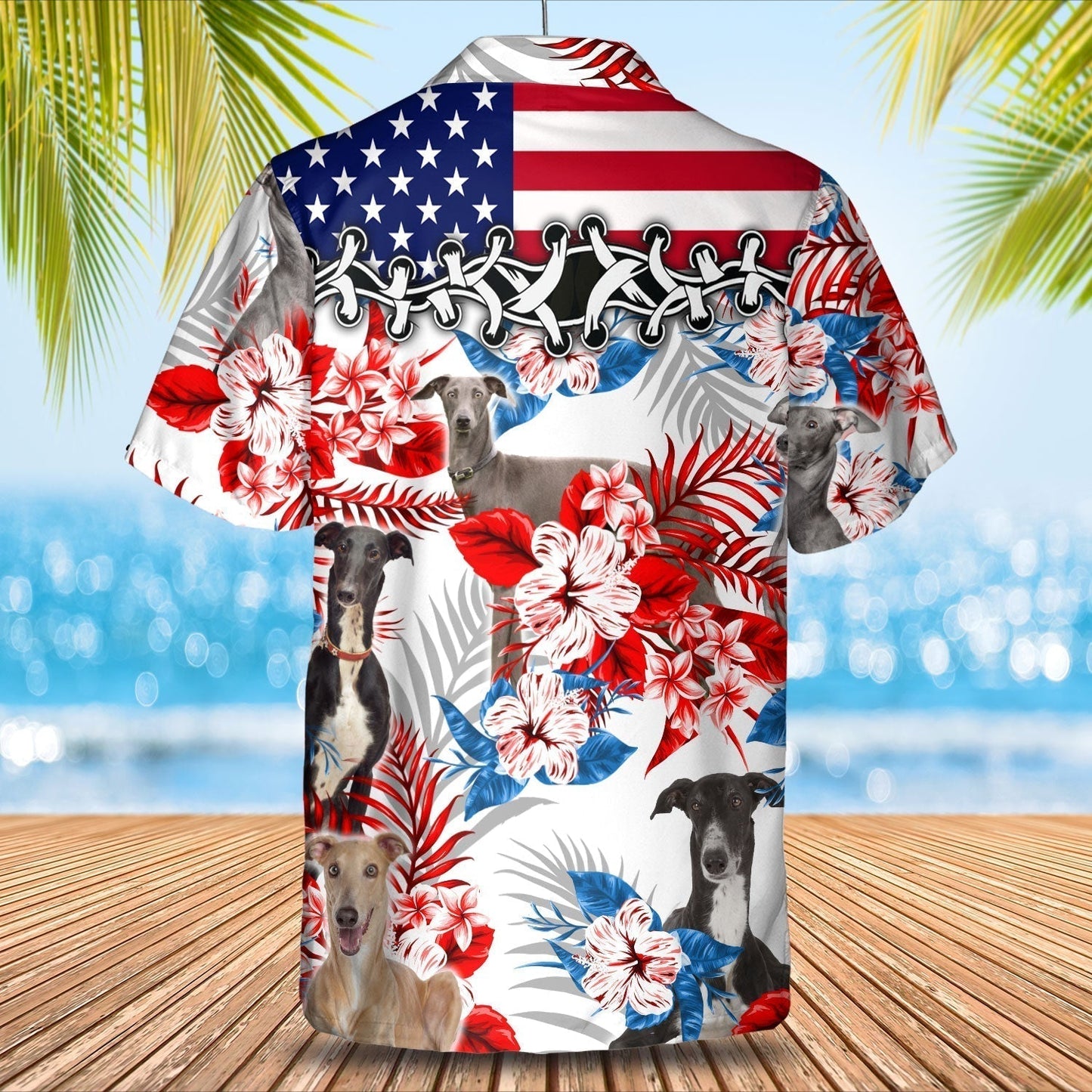 Greyhound Hawaiian Shirt - Gift for Summer, Summer aloha shirt, Hawaiian shirt for Men and women HO0675
