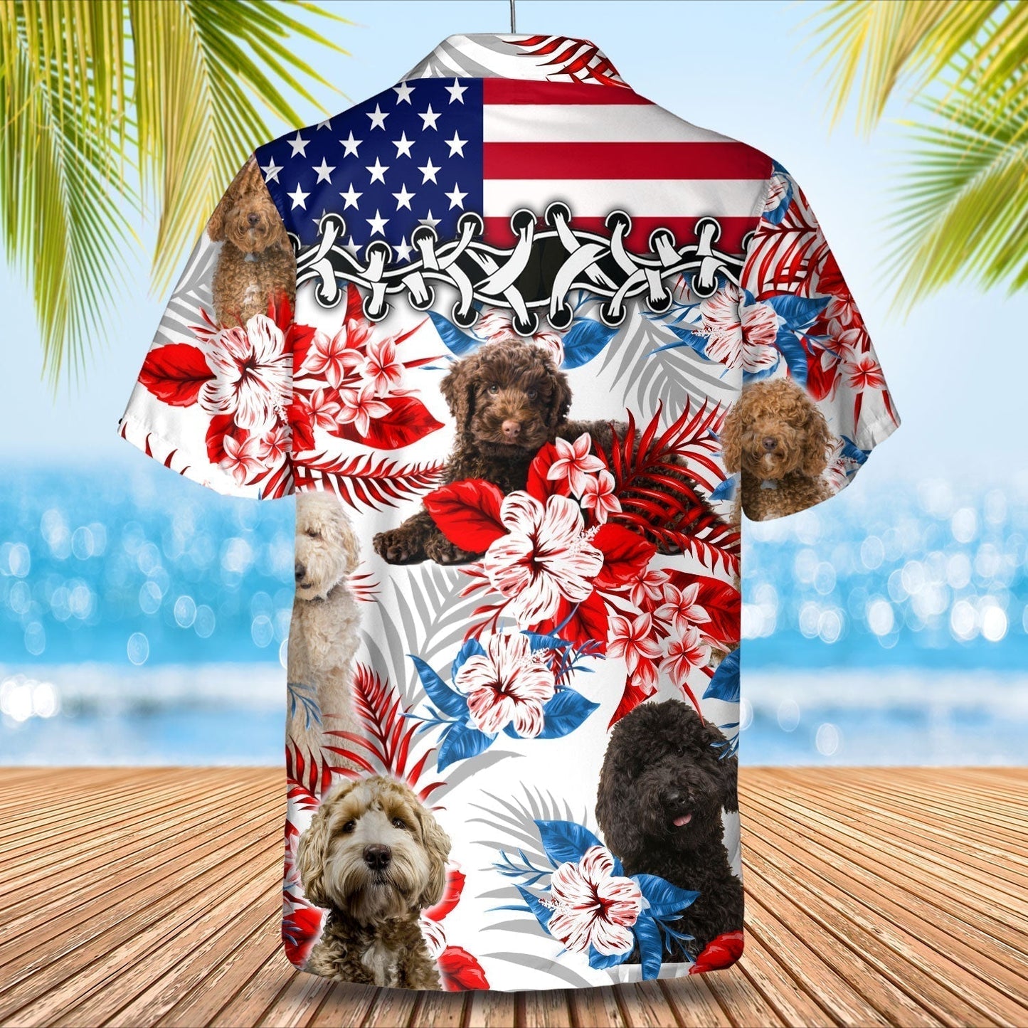 Labradoodle Hawaiian Shirt - Gift for Summer, Summer aloha shirt, Hawaiian shirt for Men and women HO0671