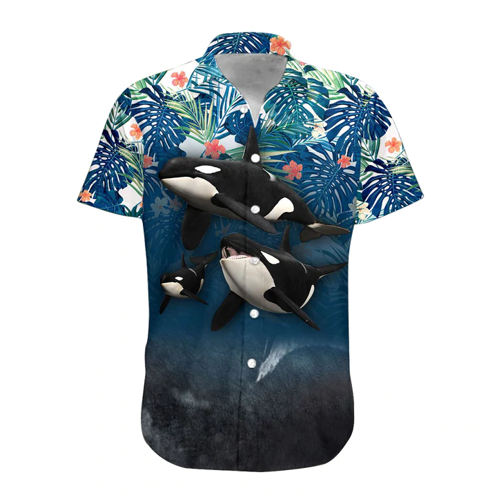 3D Summer Whale Hawaiian Shirt, Hawaiian shirt for men, women HO1108