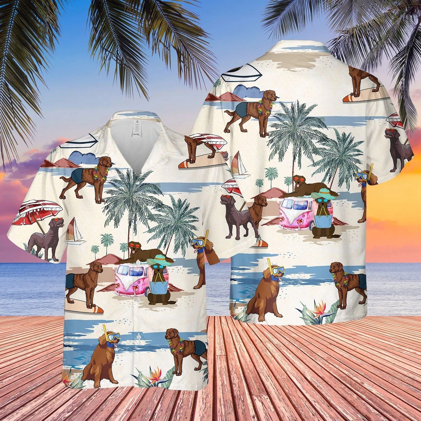 Chesapeake Bay Retriever Summer Beach Hawaiian Shirt, Cool Hawaii Shirt For Travel Summer HO4903