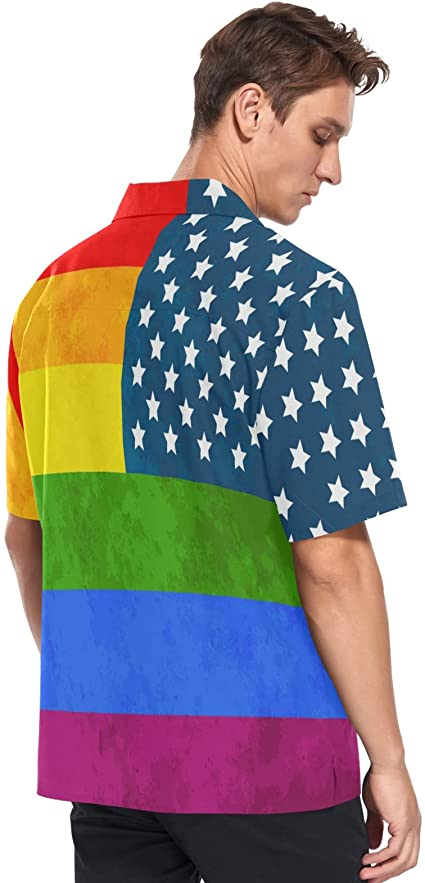Hawaiian Shirt Gay, Hawaiian Pride Shirts, Lgbt Hawaiian Shirt, Gay Pride Hawaiian Shirt HO4606