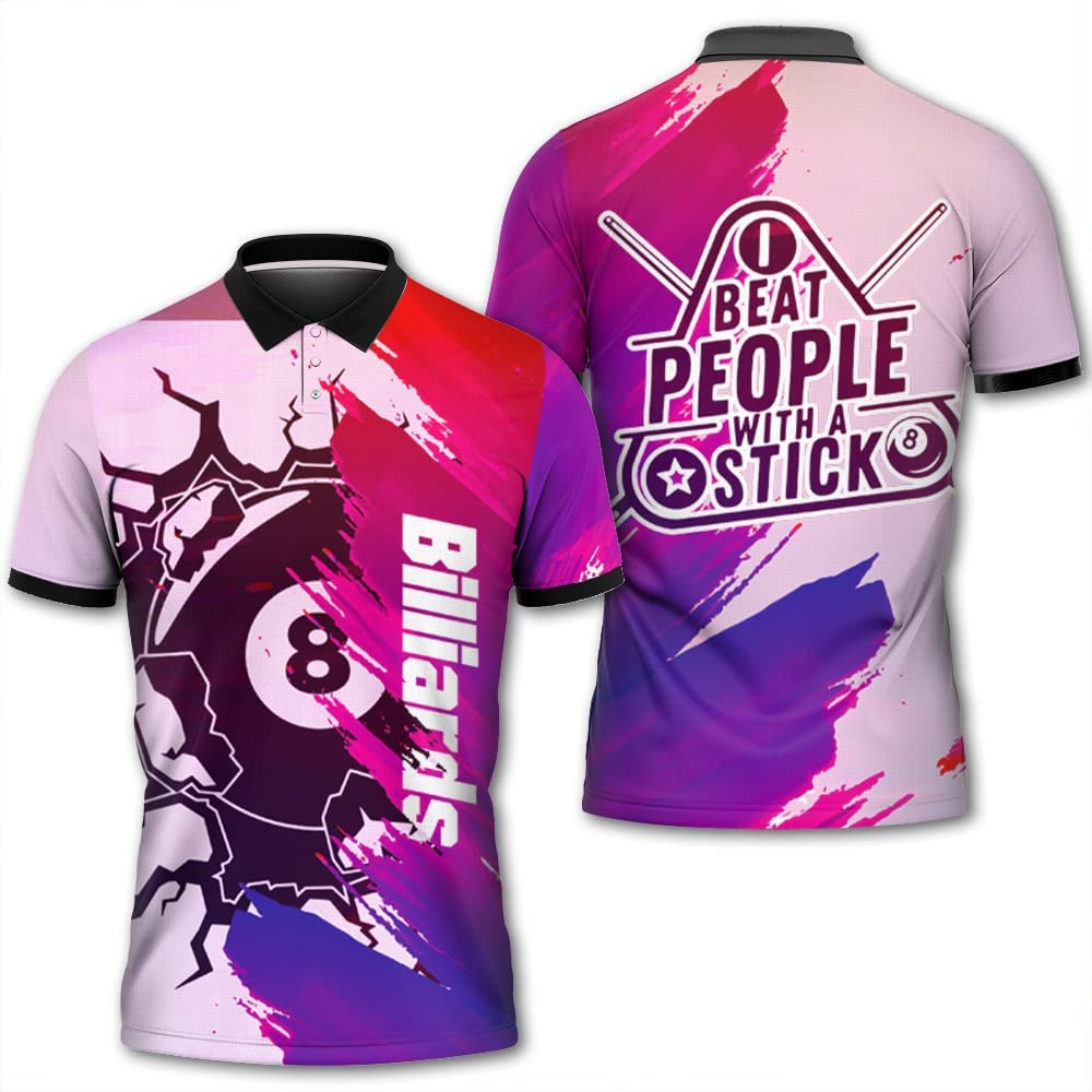 Lasfour Personalized Billiard Ball 8 Player 3D Shirt BIA0692