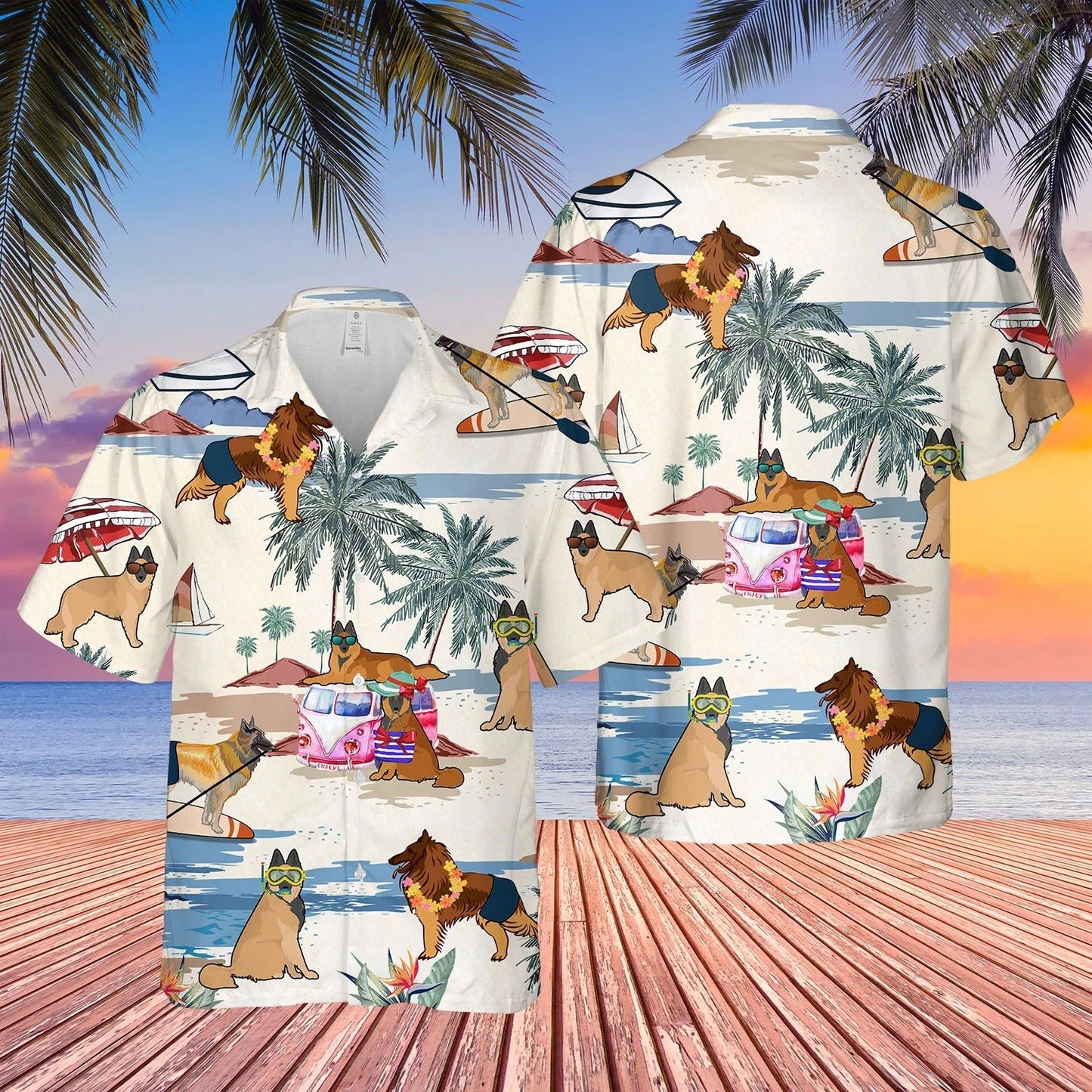 3D Full Printed Dog Summer Beach Hawaiian Shirt, Hawaii Aloha Shirt For Summer Travel, Gift To Dog Lovers, Dog Hawaii Shirt HO4899
