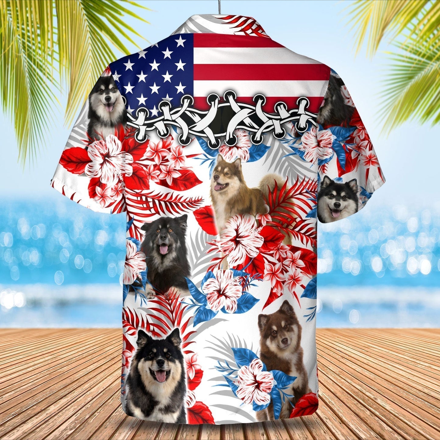 Finnish Lapphund Hawaiian Shirt - Gift for Summer, Summer aloha shirt, Hawaiian shirt for Men and women HO0657