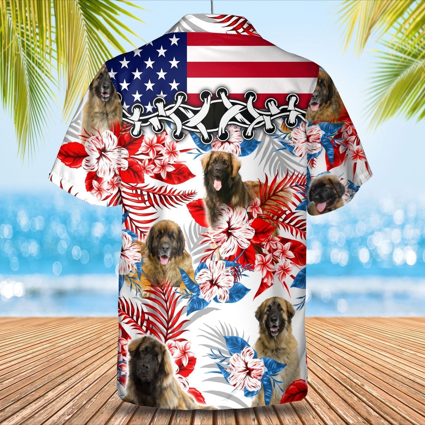 Leonberger Hawaiian Shirt - Summer aloha shirt, Hawaiian shirt for Men and women HO0701