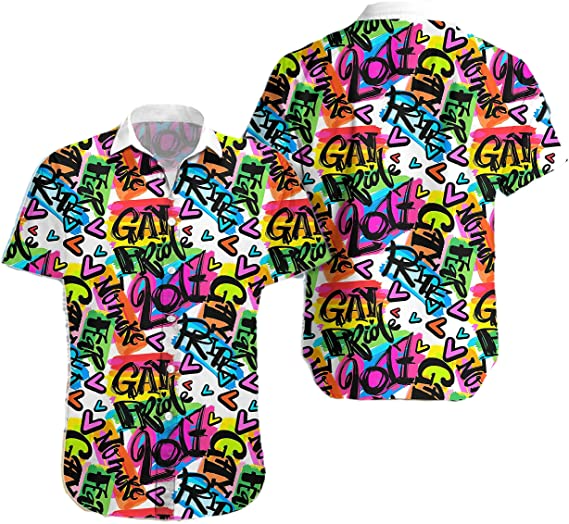Gay Pride Hawaiian Shirt, Gift For Gaymer Man, Pride Gay Hawaii T Shirt, Gift To Gay Man, Lgbt Month Gift HO4652