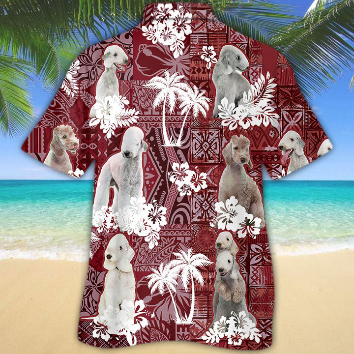 Bedlington Terrier Hawaiian Shirt, Dog Hawaiian Shirts For Adults, Summer Gifts HO5157
