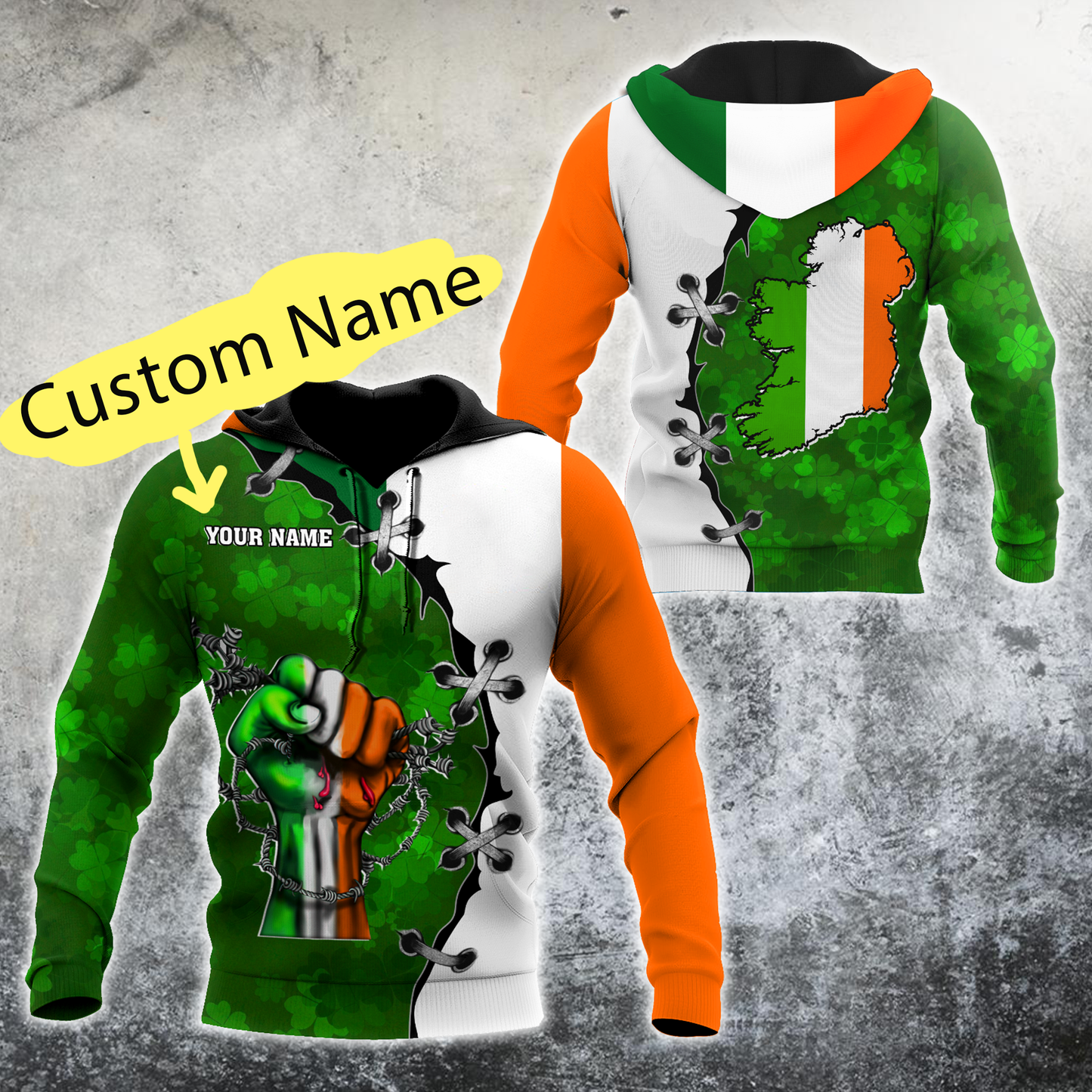 3D All Over Print Pride Is Irishman Lucky Shirt, Personalized St. Patrick's Day Shirt, Shamrock Shirt, Lucky Shirt PO0264