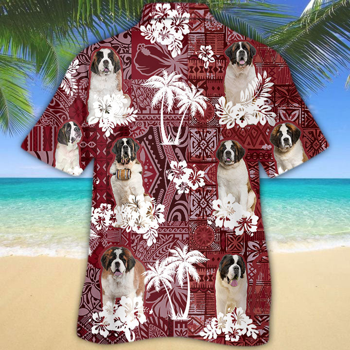 Bernard Hawaiian Shirt, Dog Hawaii Shirt HO5259