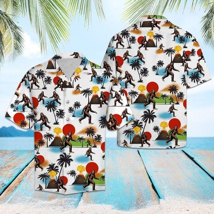 Bigfoot Camping Aloha Hawaiian Shirts For Men and Women HO2360
