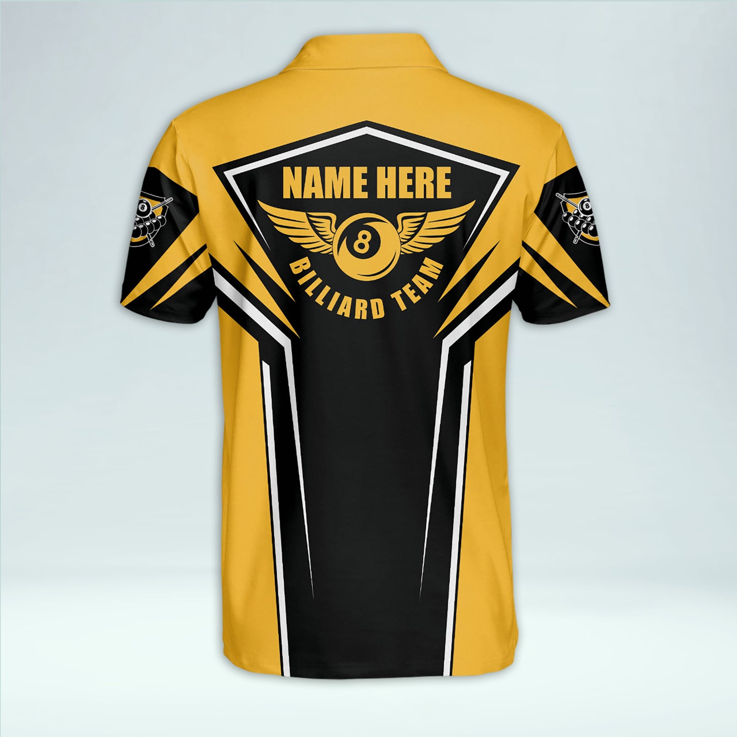 LASFOUR Custom Billiards Team Shirts for Men BI0016