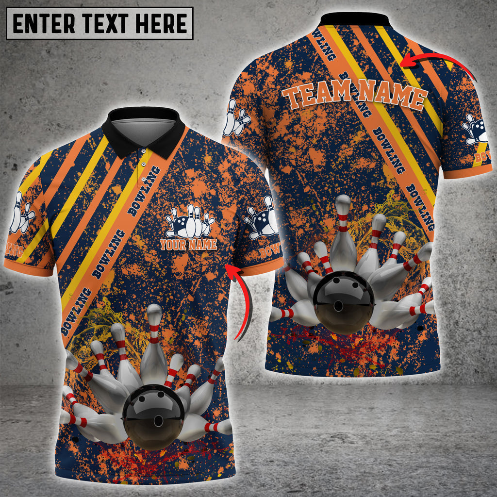 Custom Bowling Polo Shirts For Team BO0207