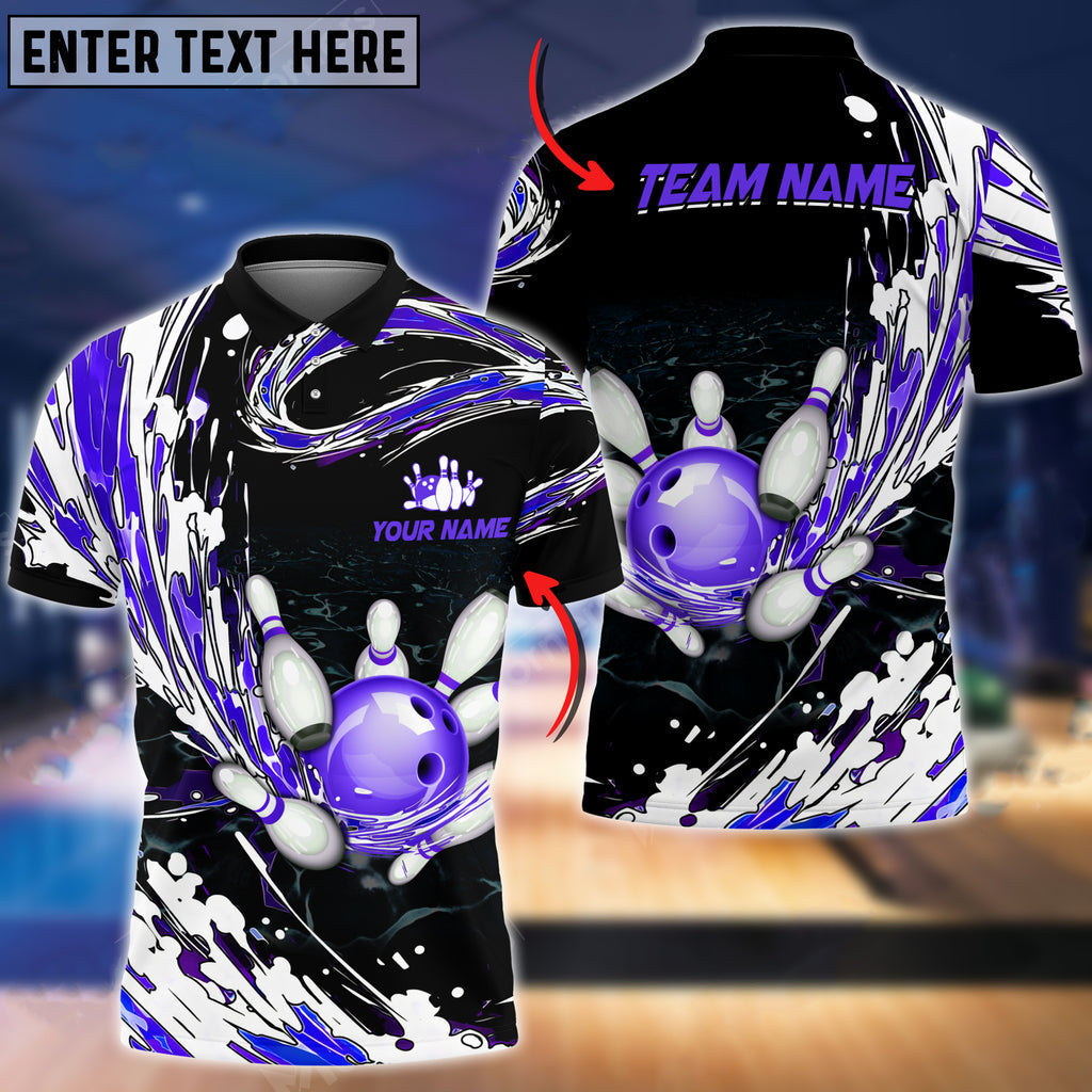 Custom Bowling Polo Shirts For Team BO0206