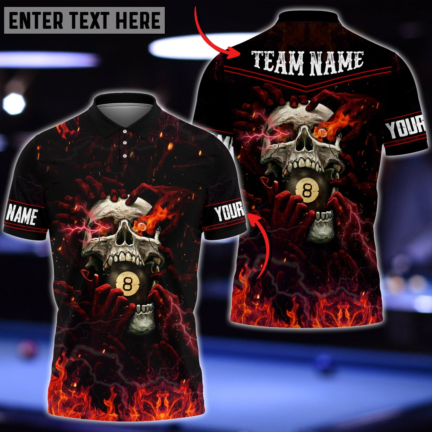 Lasfour Billiards Whiz Personalized Name 3D Shirt BIA0771