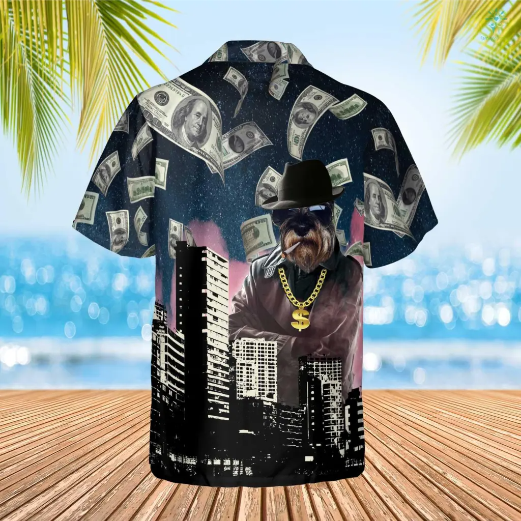 Mafia Dog Hawaiian Custom Image Funny Dog Summer Shirt Beach, Hawaiian Shirt for Men Women, Gift for Dog Lover HO4314