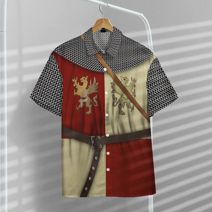 3D Polish Knight Custom Short Sleeve Shirt, Hawaiian shirt for men, women HO1149