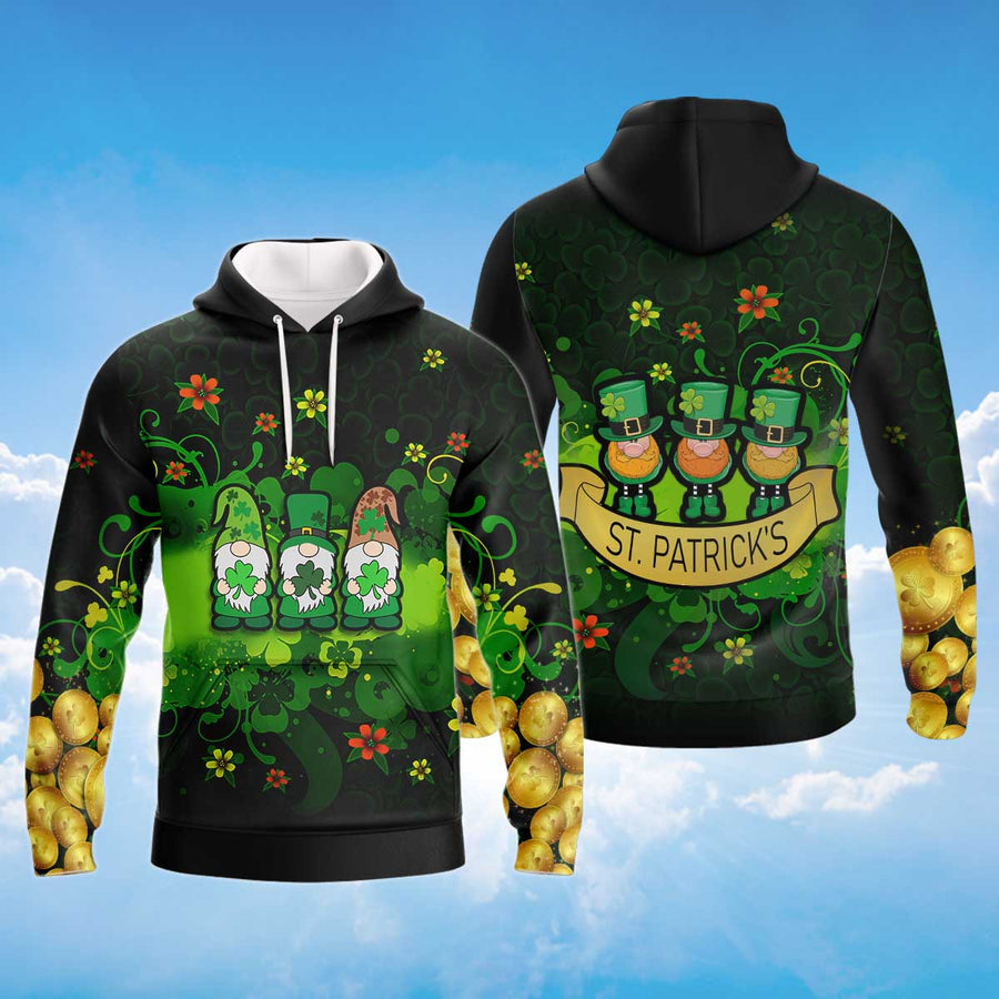 3D All Over Print Gnome Irish St Patrick's Day Shirt, I'm Irish T-Shirt, St Patrick's Day T-Shirt, Gnome Shirt PO0218