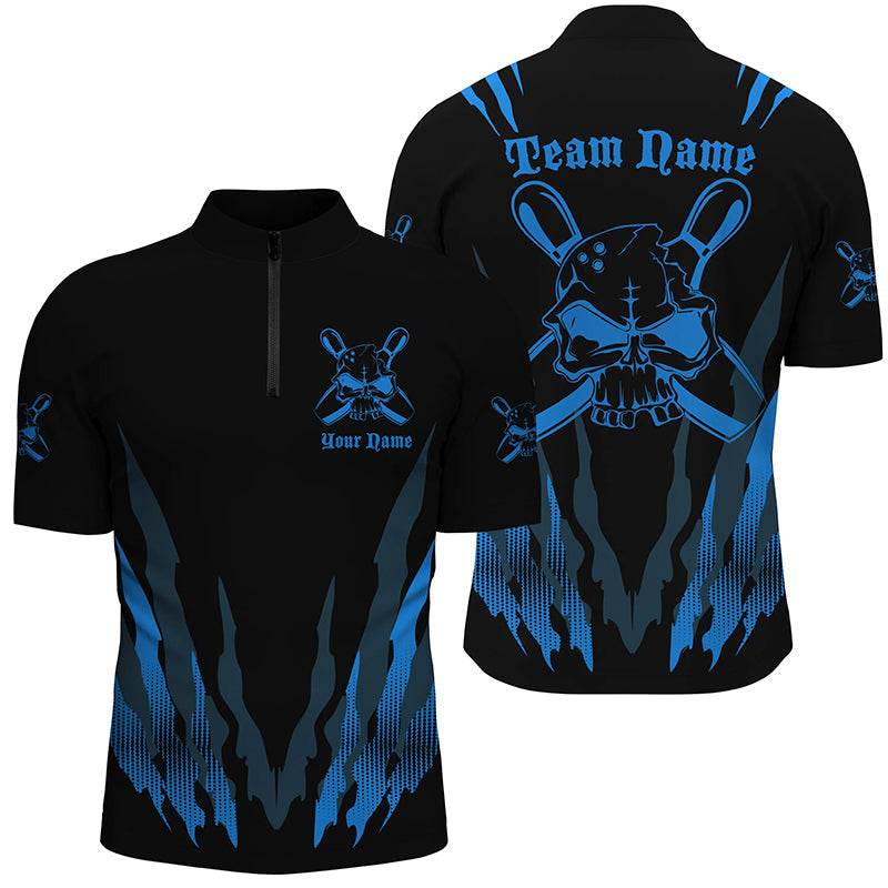 Custom Skull Bowling Jersey For Team BO0151