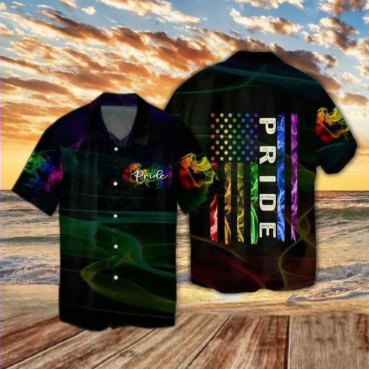 Lgbt Pride Lips Hawaiian Shirt, Rainbow Lips Hawaiian Shirt, Pride Lips Hawaiian Shirt HO4554
