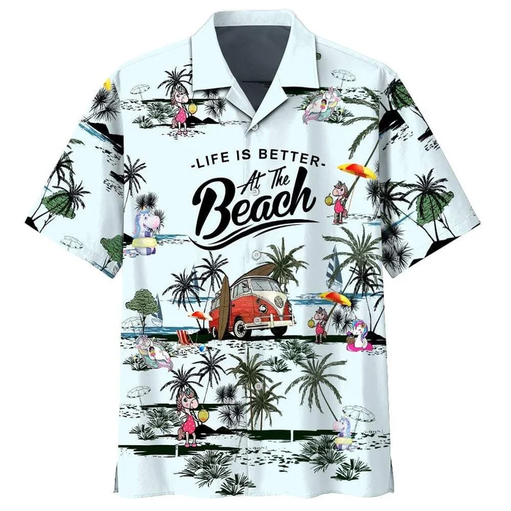 Life Is Better At The Beach Summer Holiday Hawaiian Shirt HO2176