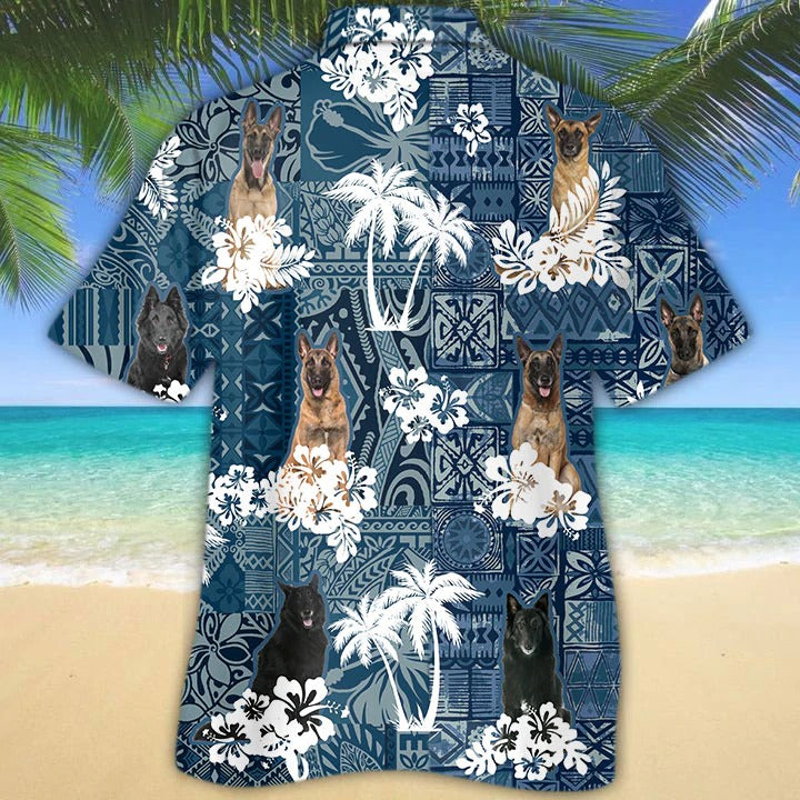 Belgian Shepherd Hawaiian Shirt, Hawaiian Dog Shirt For Men, Dog Hawaiian Shirt For Son Daughter HO4874