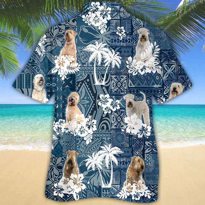 Soft Coated Wheaten Terrier Hawaiian Shirt HO1480