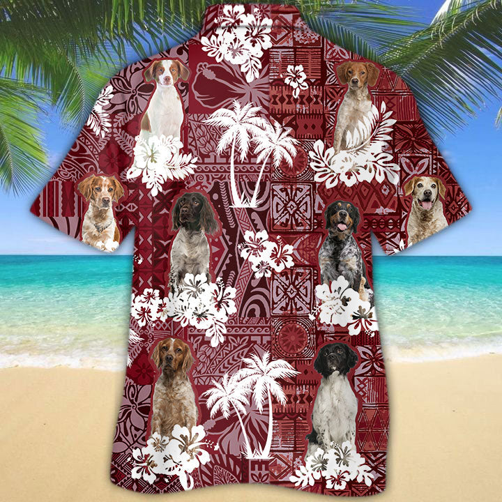 Brittany Hawaiian Shirt, Dog Hawaii Aloha Beach Shirts HO5166