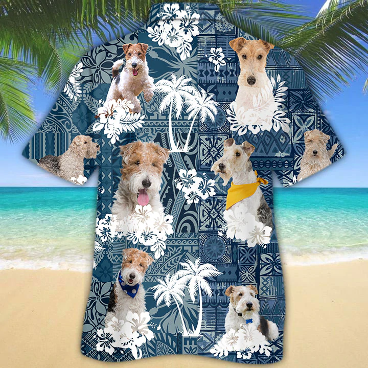 Wire Fox Terrier Hawaiian Shirt HO1491