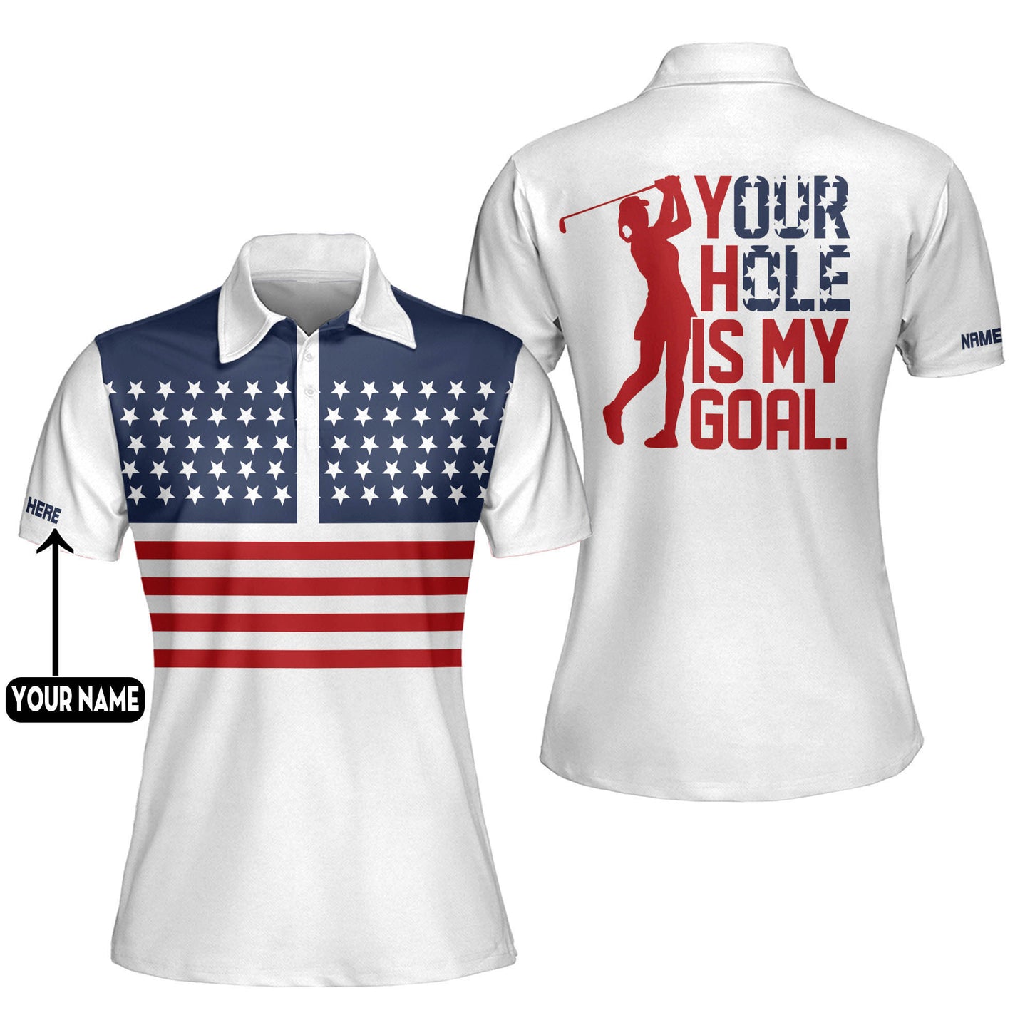 Your Hold is My Goal Golf Polo Shirt GW0016