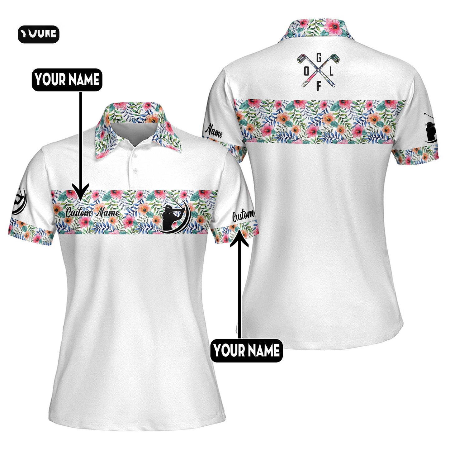 3D Funny Golf Polo Shirt GW0013