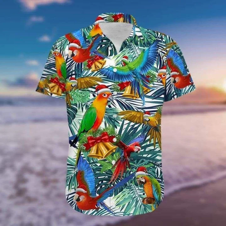 Parrot Christmas So Cute Design Hawaiian Shirt HO1705