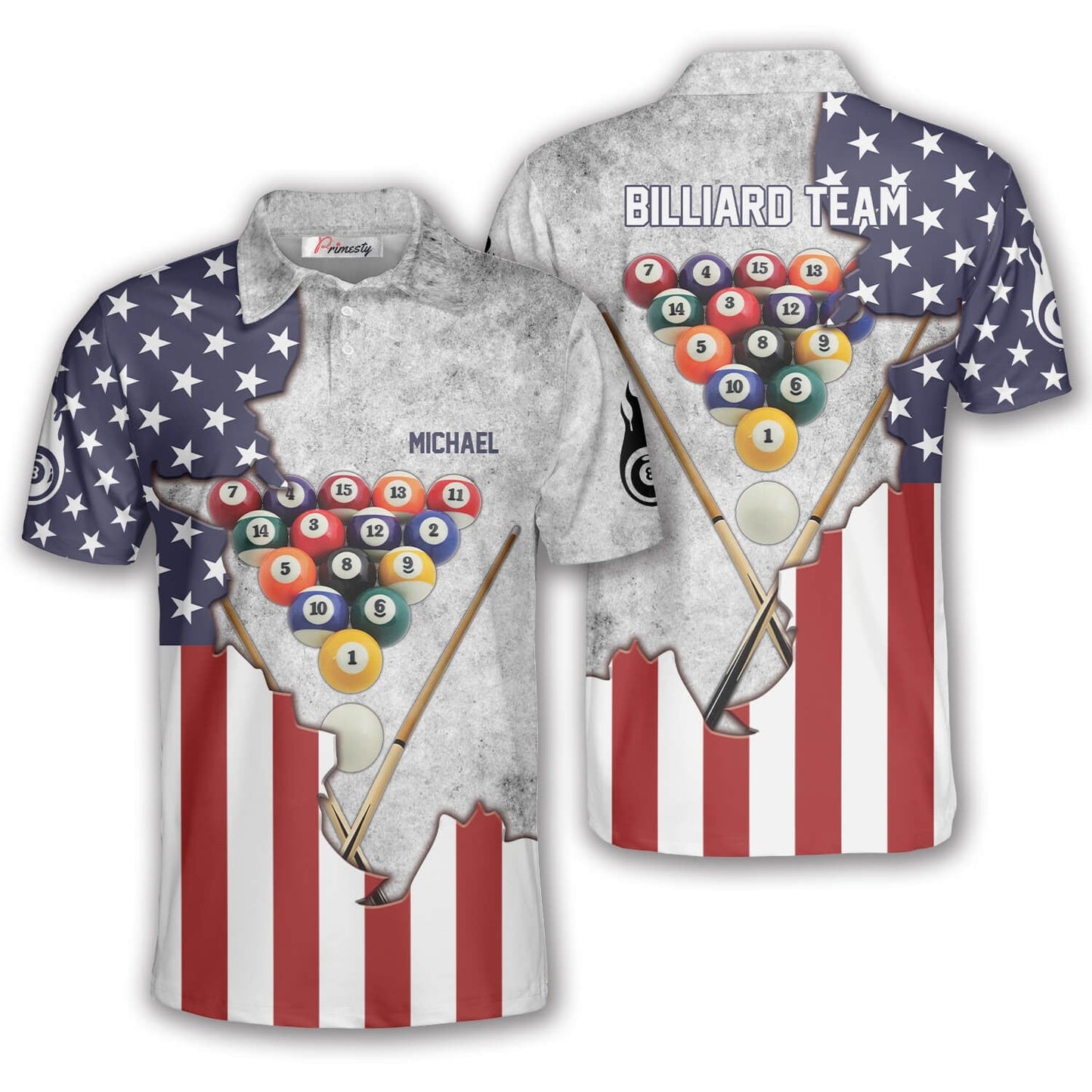 Lasfour Patriots Player Billiard Personalized Name Unisex Shirt BIA0487