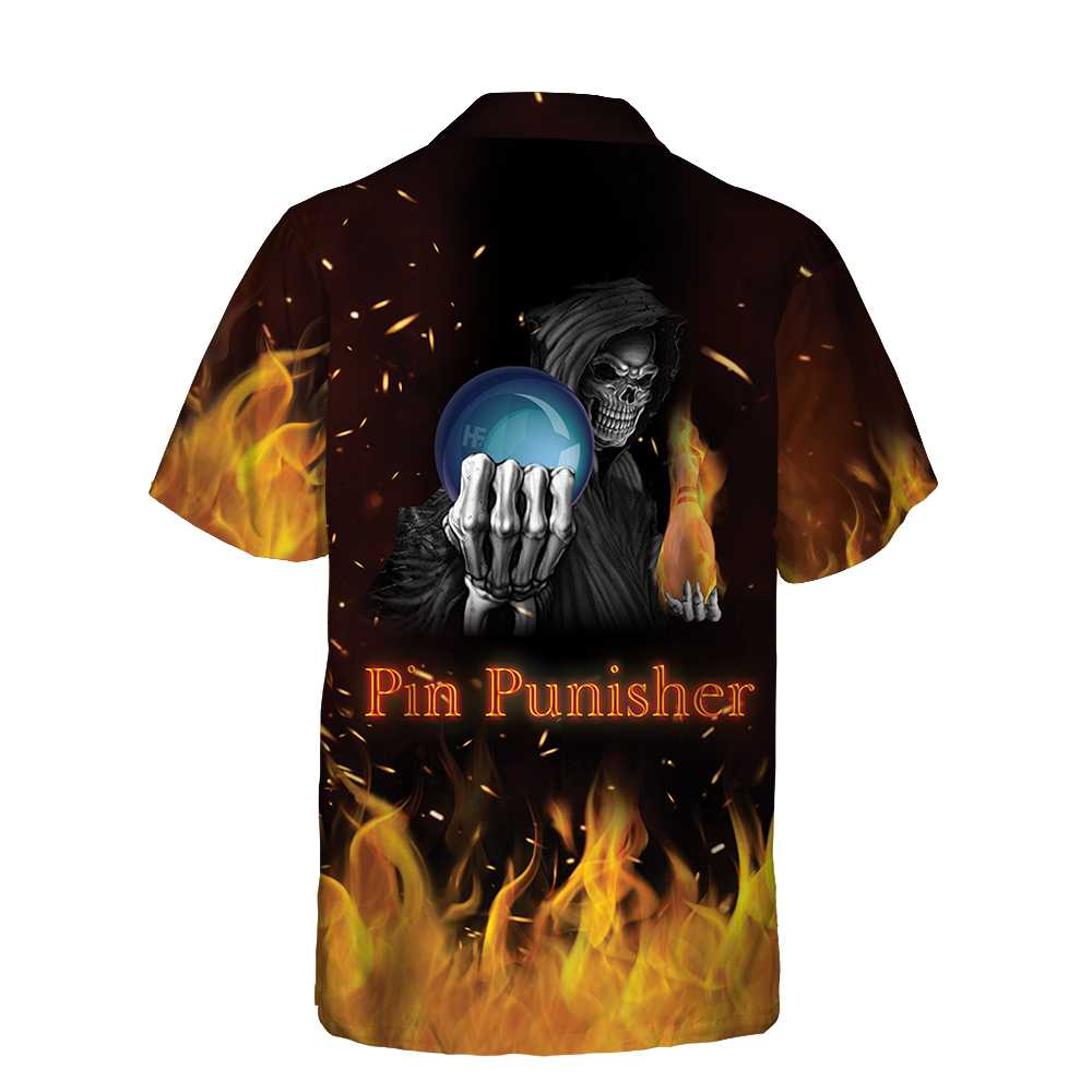 Pin Punisher Bowling Custom Hawaiian Shirt, Personalized Bowling Shirt For Men & Women HO0055