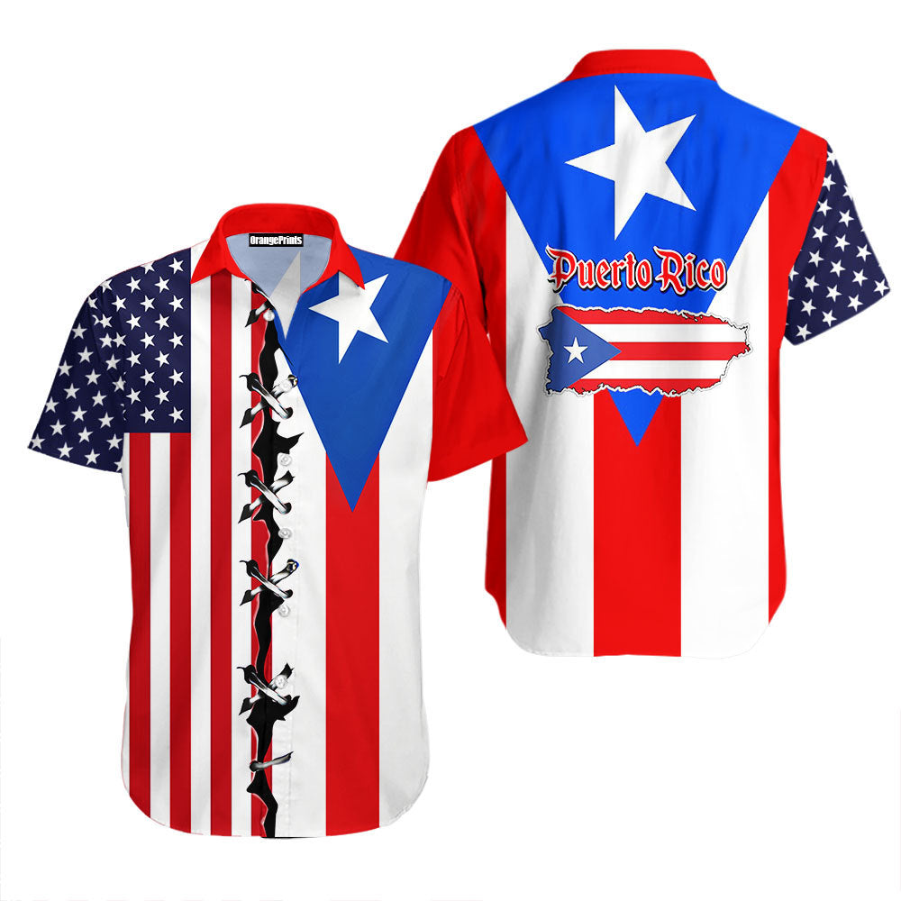 Puerto Rico Flag Hawaiian Shirt For Men & Women HO2880