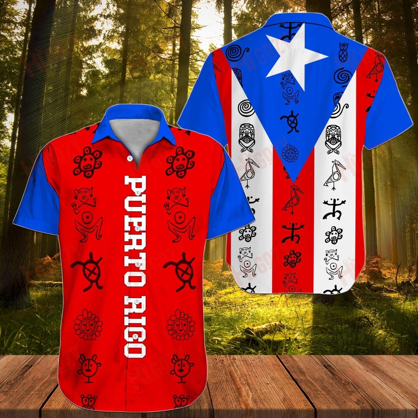 Puerto Rico Hawaiian Shirt For Men & Women HO2883
