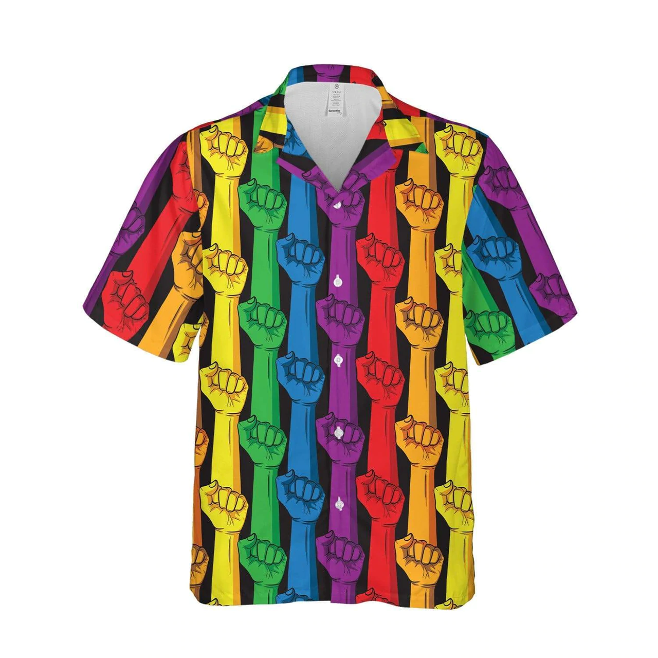 Rainbow Color Lgbt Hawaiian Shirt, Pride Ally Hawaiian Shirts, Transgender Pride Clothing, Trans Hawaiian Shirt HO4502
