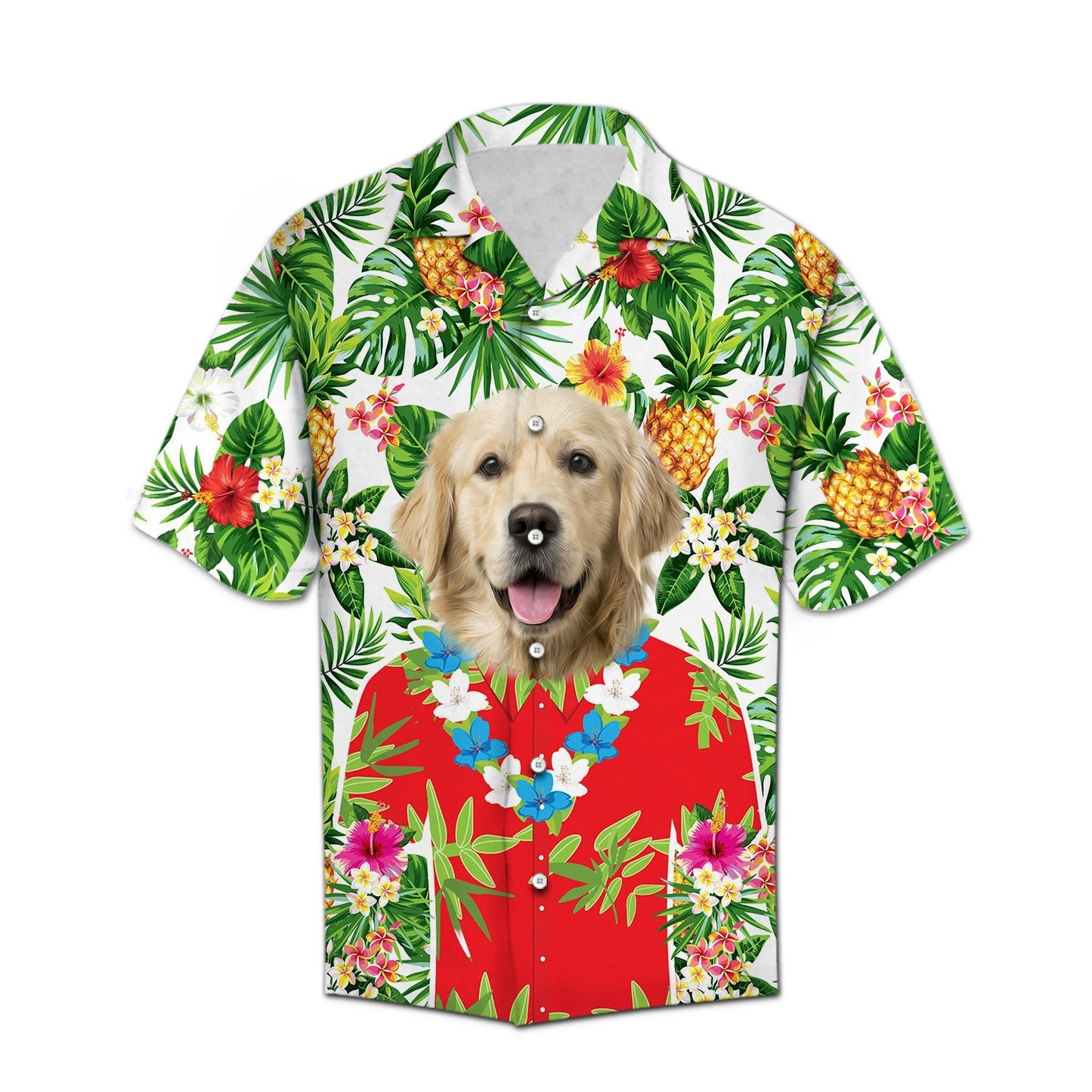 Custom Dog Face Tropical Hawaiian Shirt Cool For Dog Lovers HO4352