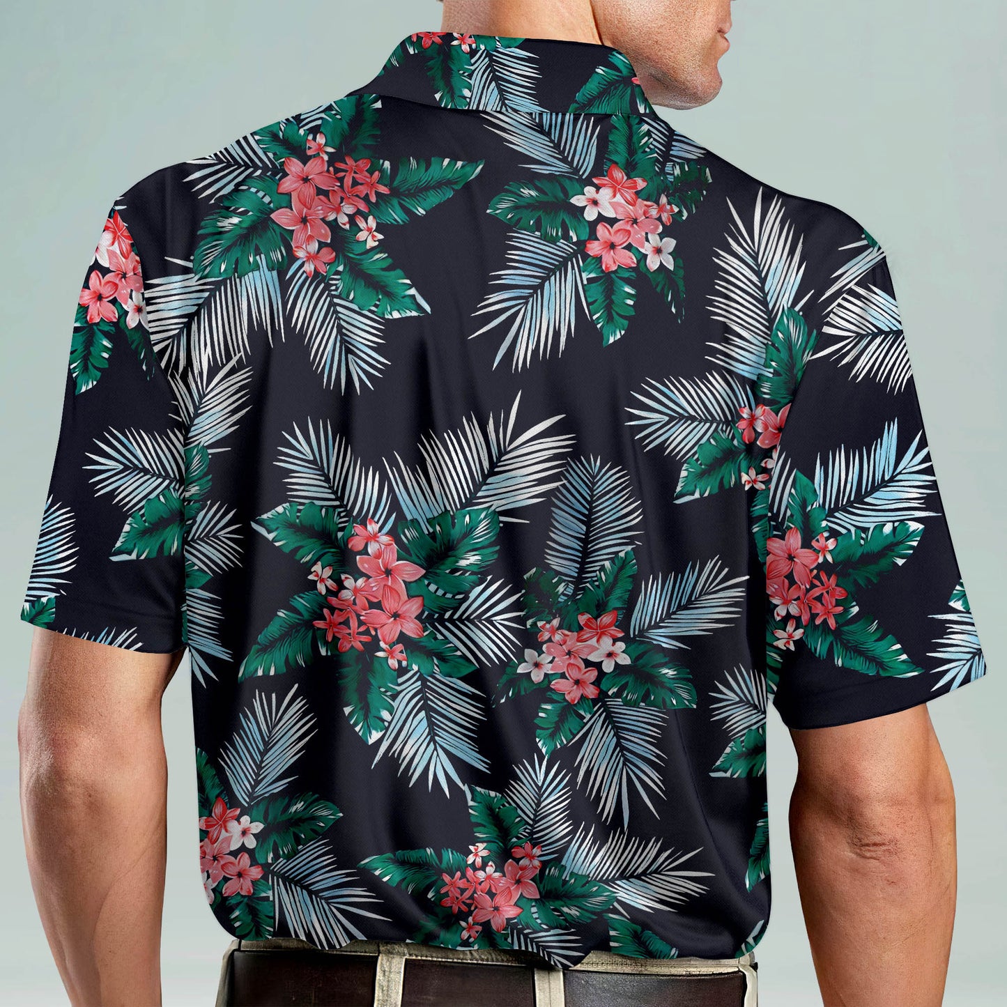 Floral Tropical Tropical Floral Golf Polo Shirt GM0245