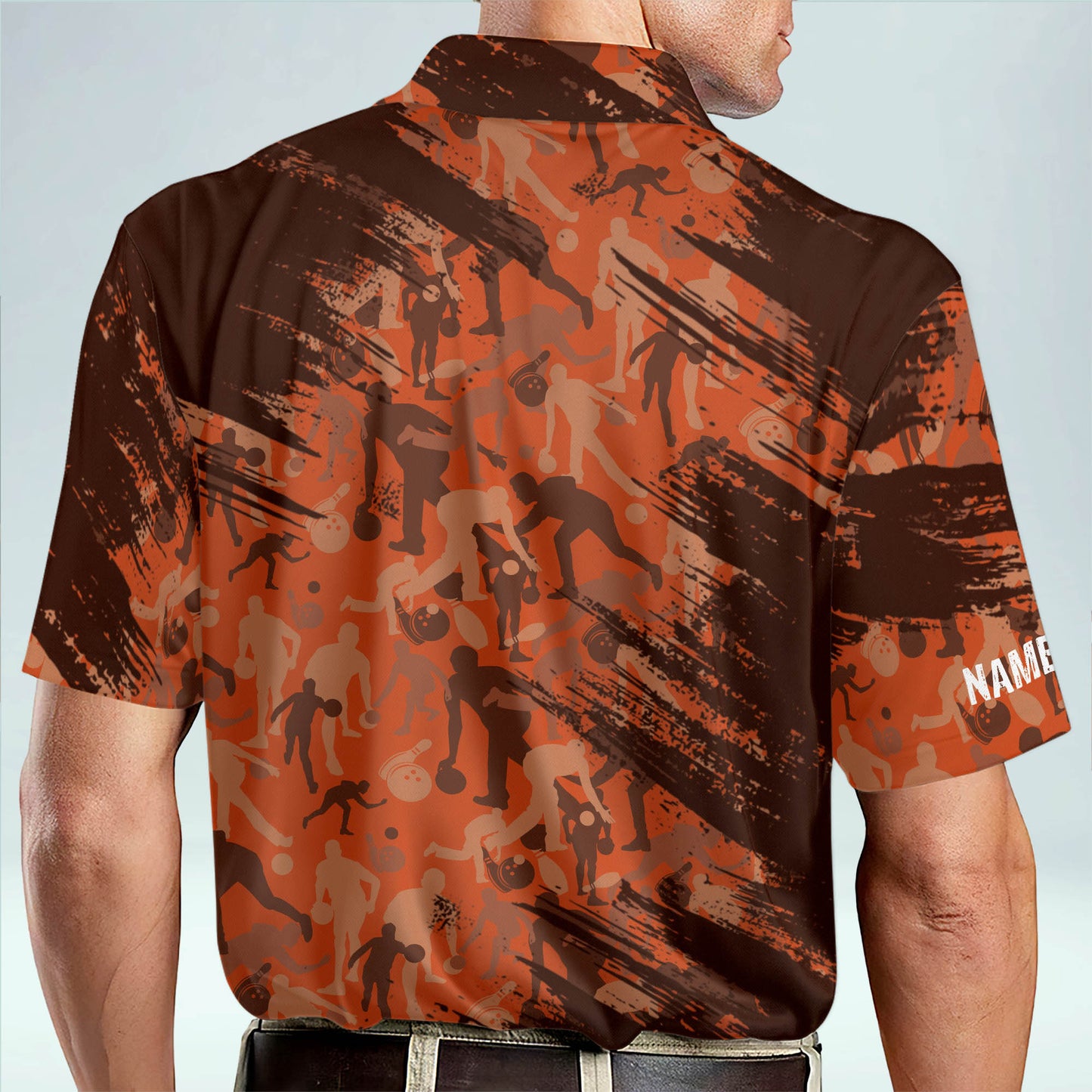 Custom Skull Designer Bowling Shirt BM0125