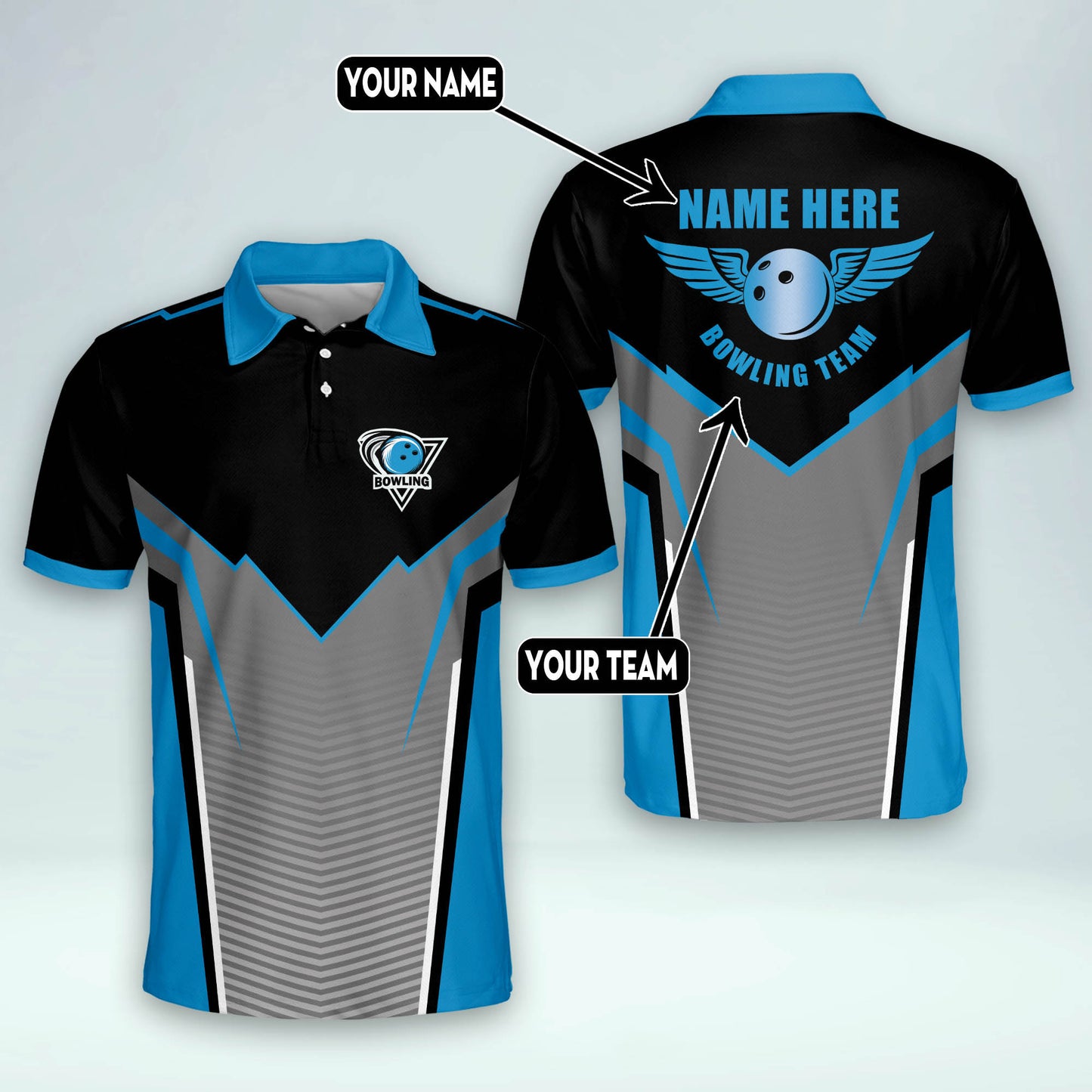 Custom Bowling Shirt For Men And Women BM0041