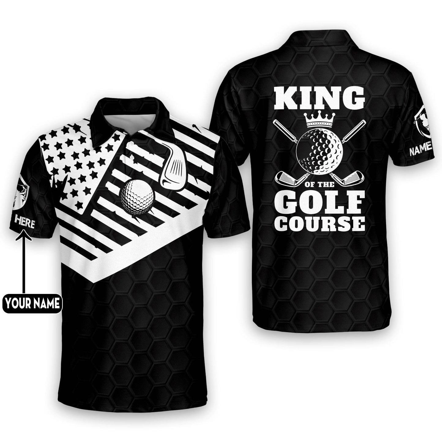 King Of The Golf Course Golf Polo Shirt GM0130
