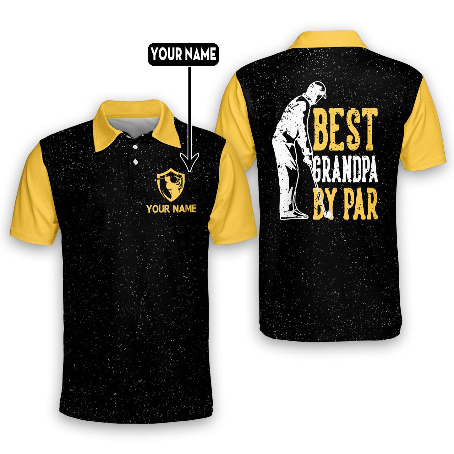 Best Grandpa By Par Golf Polo Shirt GM0188