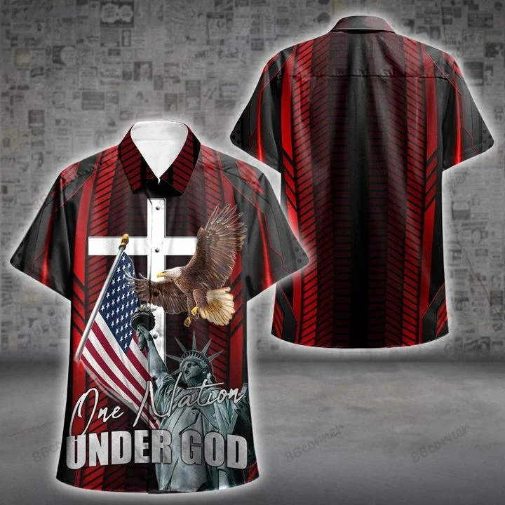 Under God Hawaii Shirt, Summer aloha shirt, Gift for summer HO0785