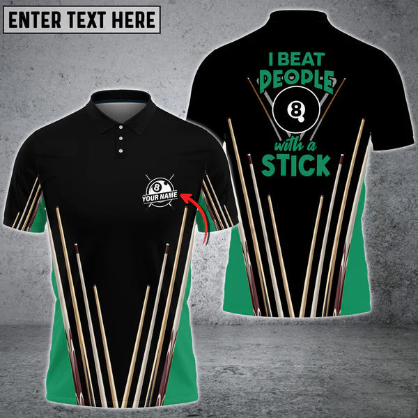 Lasfour Precision Play Billiard Personalized Name 3D Shirt BIA0617