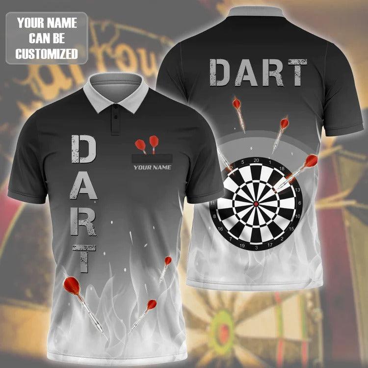 Lasfour Darts For Team Design Multicolor Option Customized Darts Polo Shirt, Dartboard DMA0012