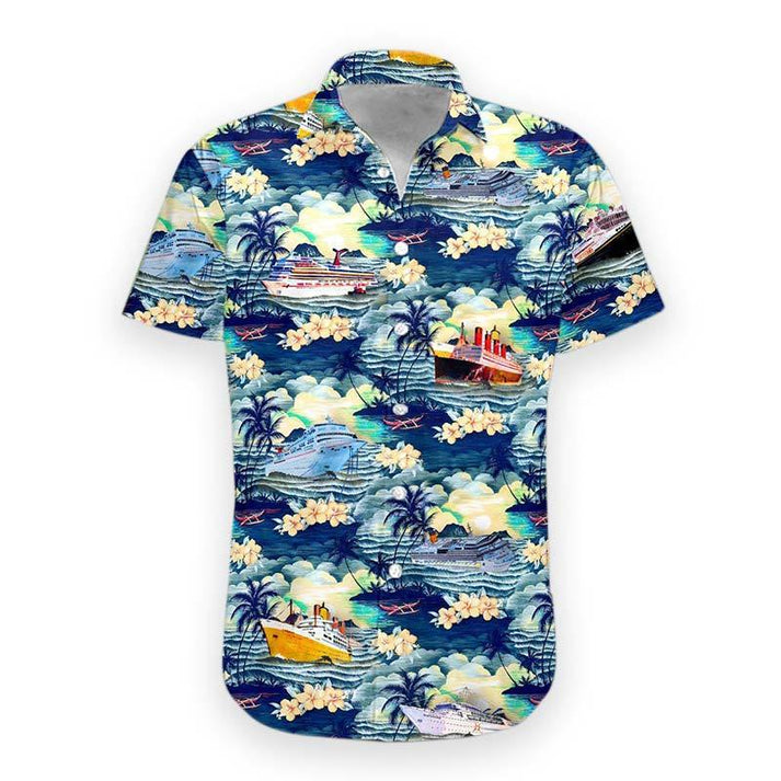 3D Cruise Hawaiian Shirt, summer aloha shirt, Summer gift for him HO3260